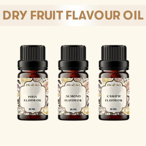 3 Dry Fruit Flavour Oil Sample Kit - 10 Ml