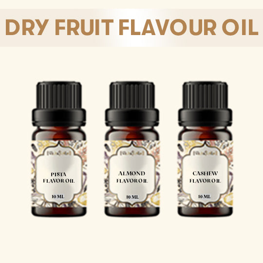 3 Dry Fruit Flavour Oil Sample Kit - 10 Ml