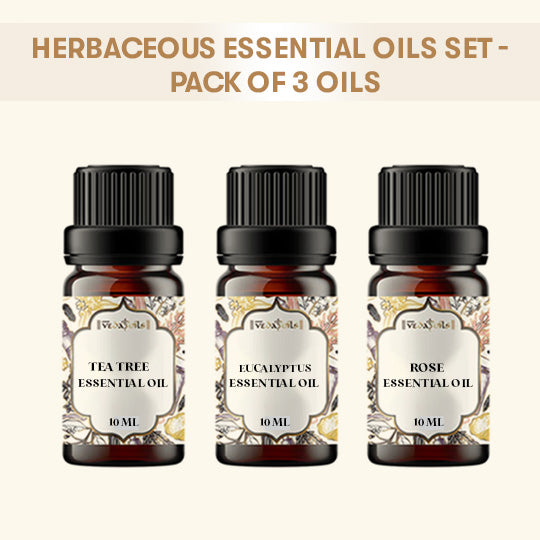 Herbaceous Essential Oils Set - Pack of 3 Oils