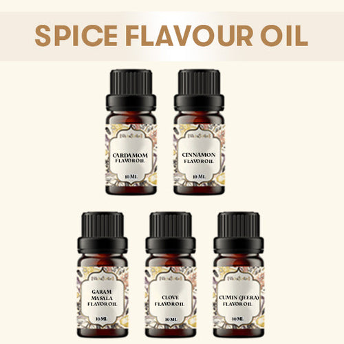 5 Spice Flavour Oil Sample Kit - 10 Ml