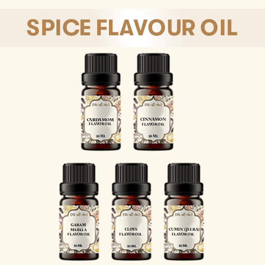 5 Spice Flavour Oil Sample Kit - 10 Ml